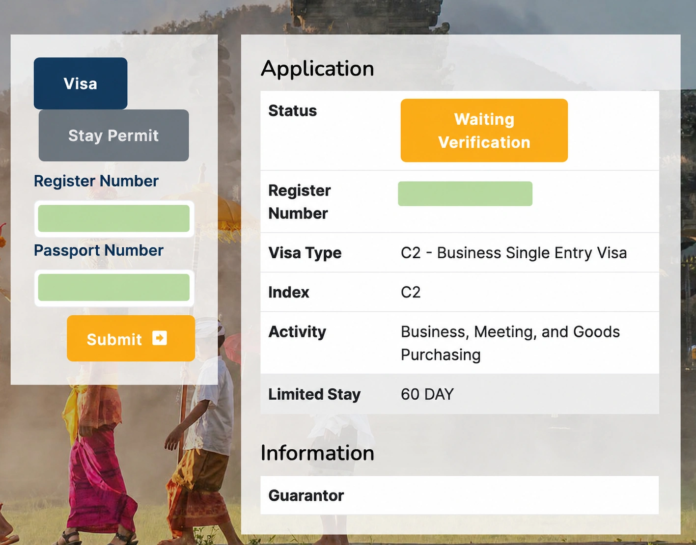 Waiting Verification